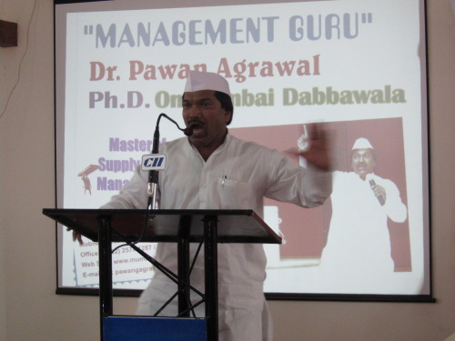 Pawan G Agrawa,l CEO, Mumbai Dabbawalas Association