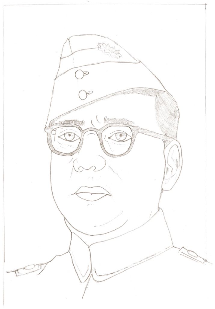 Netaji Subhash Chandra Bose Sketch India Asia, Stock Photo, Picture And  Rights Managed Image. Pic. DPA-AKM-191443 | agefotostock