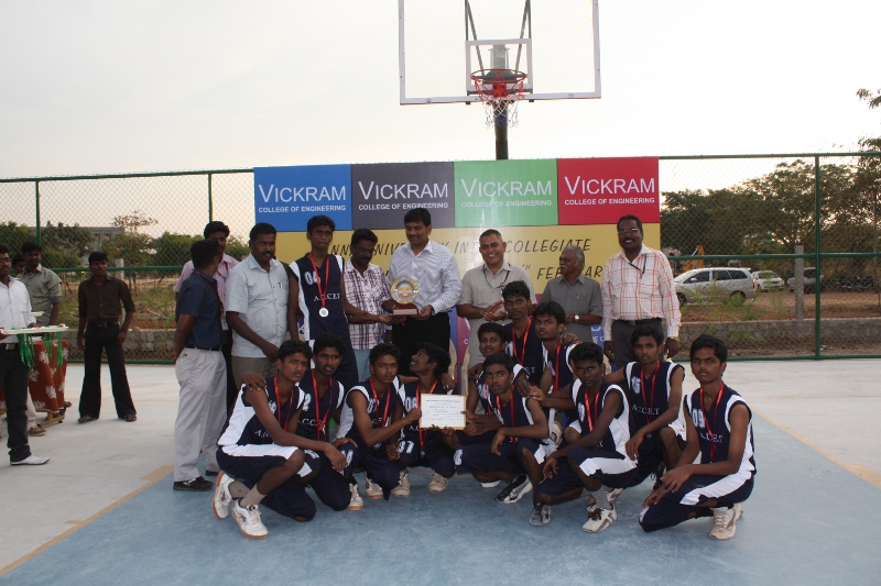 ACCET Karaikudi Runers of Anna University of Technology, Madurai Basketball tournament 2011